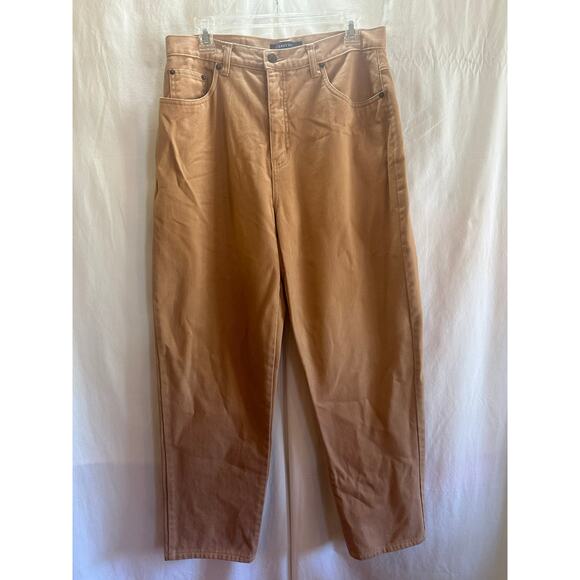 Bill Blass Jeans Denim - Bill Blass Easy Fit Burnt Orange Jeans – Size 12 (Tall)